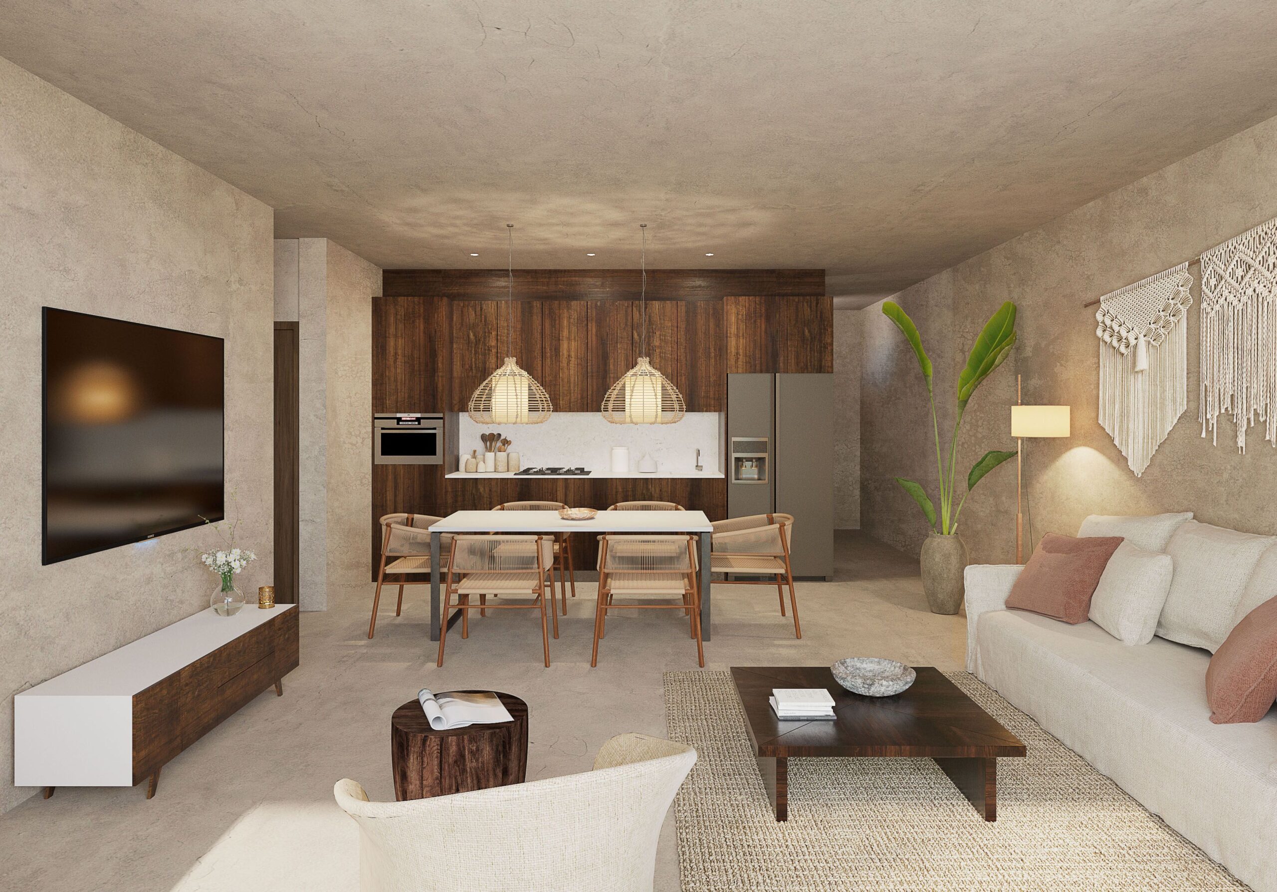 GRAN LUJOSO PROYECTO DE VILLAS Y APARTAMENTOS MODERNOS